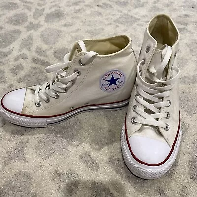 Chuck Taylor Converse All Star Hidden Wedge Heel. Womens Size US9 EUR 40.5 • $69.90