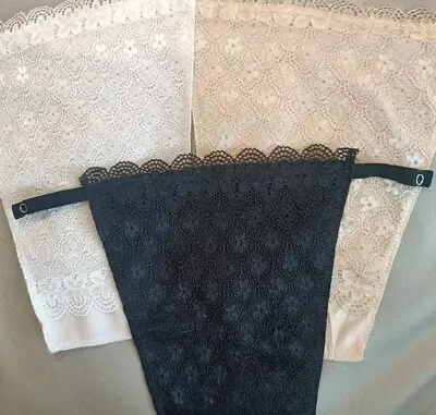 Cami Secret Set Of 3 Clip-on Mock Camisoles Bra Insert Overlay Modesty Panel • $10.90