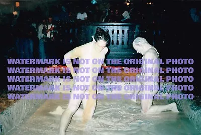 Vintage Gay Mud Wrestling Photo - Extremely Rare 5 X 7 Inches • $15