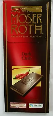 MOSER ROTH PREMIUM CHOCOLATE DARK CHILI 5-BAR 4.4-oz PACK • $3.99