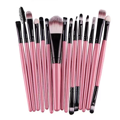 15PCS Eye Make-up Brushes Diamond Unicorn Eyeshadow Eyebrow Blending Brush Set • $12.21