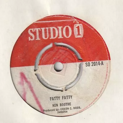 £9.99 • Buy Studio One SO 2014 KEN BOOTHE Fatty Fatty / Mother Word  Rare Rocksteady 1967