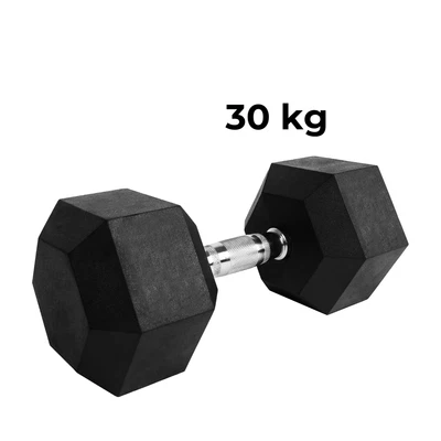 $129.95 • Buy VERPEAK Rubber Hex Dumbbells 30KG