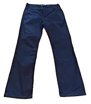 Vintageoasisblackscarletstretchbootcut/flared high Waisted Jeans Sz 40/12 • £16