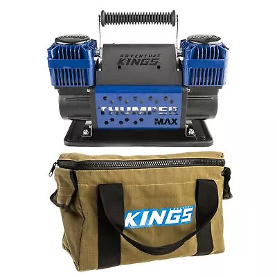 Adventure Kings Thumper Max Dual Air Compressor MkII + 400GSM Canvas Thumper Bag • $148.95