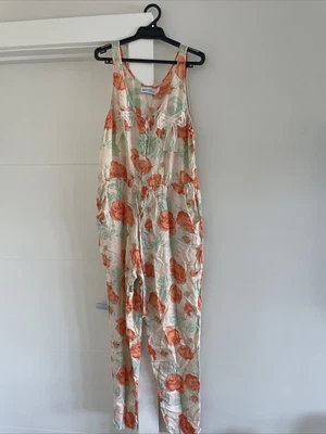 $12 • Buy Beautiful Designer Alice McCall Floral Jumpsuit Overalls - Tie Front - Size 10