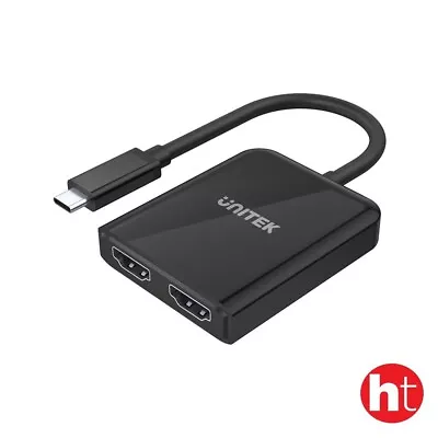 UNITEK V1408A USB-C To Dual HDMI 2.0 Adapter Multi-Stream Transport Dual 4K@60Hz • $52.50