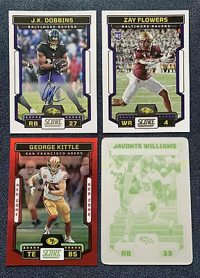 $0.99 • Buy BUY 4, GET 3!🔥🏈 2023 Panini SCORE #151-299 + #d + Autos (+New 09/27) You Pick!