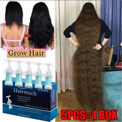 £6.95 • Buy 5X Hair Growth Ampoule Serum For Anti Hair Loss Oil Fast Treatment Hair Thinning