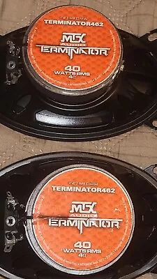 MTX Terminator462  40W 4x6   2-Way Coaxial Car Speaker Black Pair NEW/OTHER • $37.95