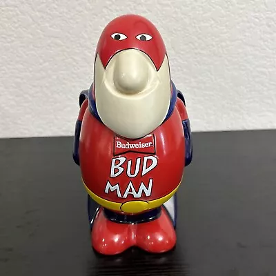 Vintage 1989 Budweiser Bud Man 8” Beer Stein Ceramic Budman Collectors Edition • $27.99