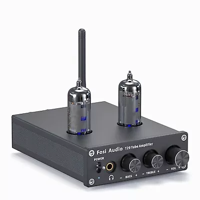 Fosi Audio T20 Tube Amplifier Bluetooth Headphone Amp Digital Stereo Receiver • $62.95