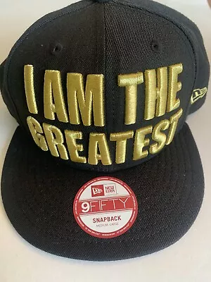 Snapback New Era Mohammed Ali  “I Am The Greatest” Gold Black Hat Cap Boxing • $59.99