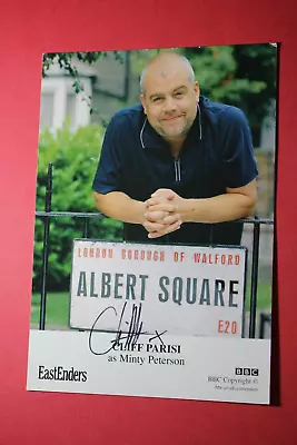 Cliff Parisi (Eastenders) Signed Cast Card • £2