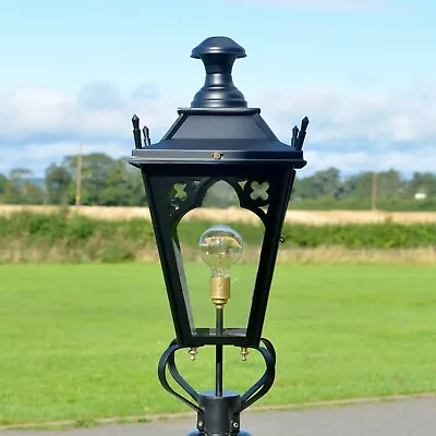 NEW 70cm Tall Black Gothic Lantern Replacement Lamp Post Top • £157