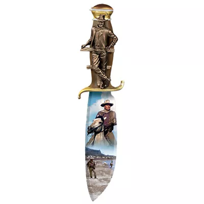 Bradford Exchange The Cowboy John Wayne Knife Replica By David Sutton 10.5  • $72.98