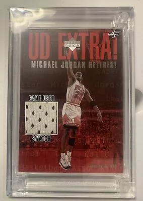 Michael Jordan 1987-88 Game Used Jersey Patch Card By Jersey Fusion • $200