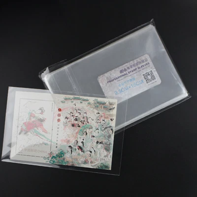 £5.89 • Buy 100PCS PCCB Postcard Storage Bag Stamp Sleeves Holder Protector Case 9.5*15CM