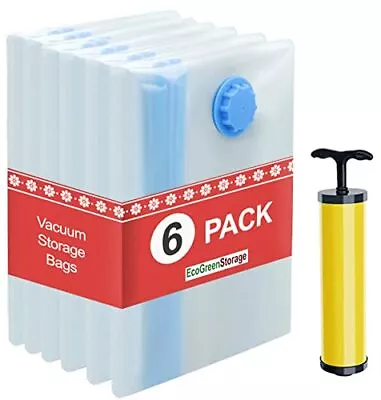 $14.95 • Buy Jumbo Space Saver Vacuum Storage Bags - BONUS Free Travel Vaccum Hand Pump. -...
