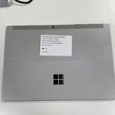 Microsoft Surface 3 3 64GB Wi-Fi 10.8-Inch - Silver Tablet • $49.99