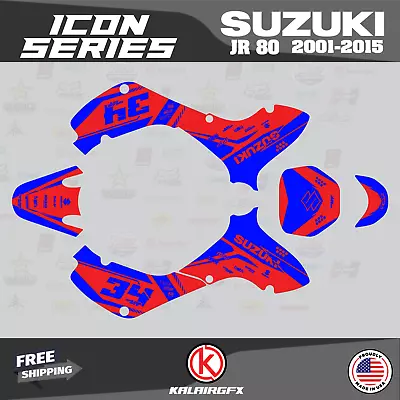 Graphics Kit For SUZUKI JR80 (2001-2015) JR 80  Icon Series - Red • $86.60