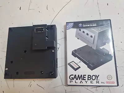 Nintendo Game Boy Player GBA Gamecube Black DOL-017 With Startup Disc PAL • £150