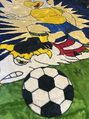 Club Aguilas Del America Mexican Soccer Cloud Soft Blanket Queen • $120