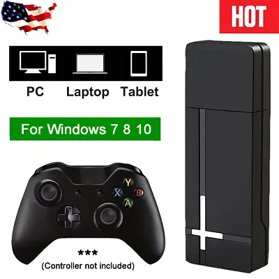 USB Wireless Receiver Adapter For XBox One Controller To PC Laptop WIN 10 8 7 • $18.51