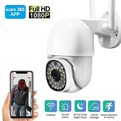 1080P HD WIFI Wireless Security Camera Outdoor CCTV IP PTZ Smart Home IR Cam • $19.79