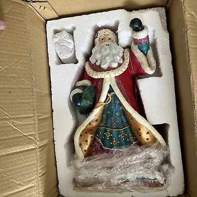 Christopher Radko Yule Of Yore Music Box Santa Figure Ornament Limited Edition • $69.99