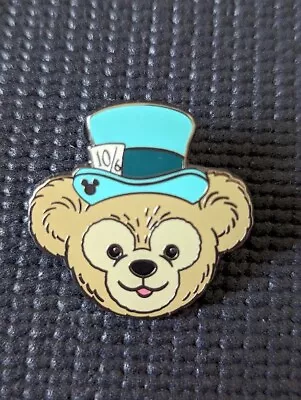 Disney DLR 2013 Hidden Mickey Duffy The Disney Bear Hats Mad Hatter Pin #95121 • $10