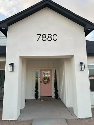 12 Inch Modern House Address Numbers Letters Color Choices • $33