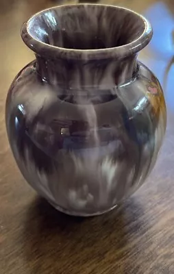 Vintage Miniature German Vase Brown Pour • $15