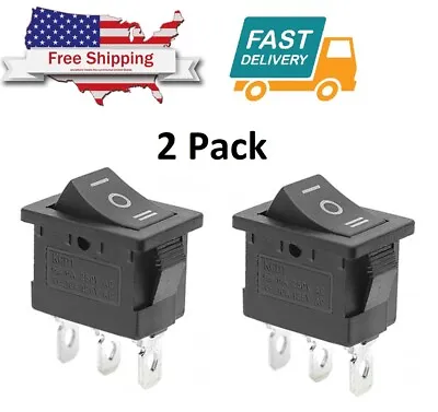 2 X ON/OFF/ON SPDT 3 Position Micro Mini Toggle Switch 10 AMP 125V 3 PIN • $5.89