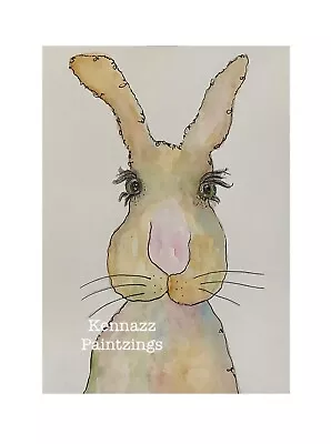 Hand Painted Original Painting By Kenna Bunny Rabbit Sold Unframed • $35