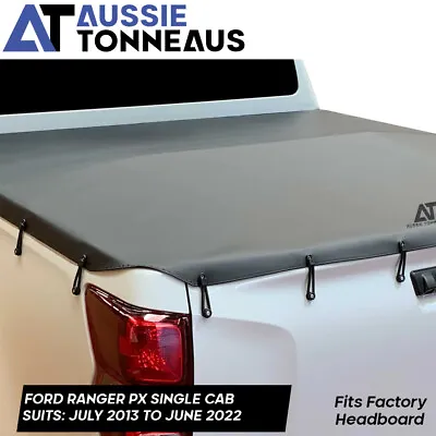 Bunji Tonneau Cover For Ford PX Ranger Single Cab W/ Headboard (Jul 13-June2022) • $199