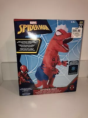 Spider-Man Spider-Rex Adult Size Inflatable 7ft Dino Costume T-Rex Marvel New IB • $75