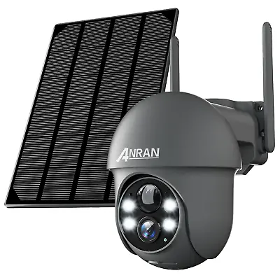 ANRAN 3MP Wireless WIFI Outdoor Home CCTV Security Camera Battery Solar Powered • $104.99