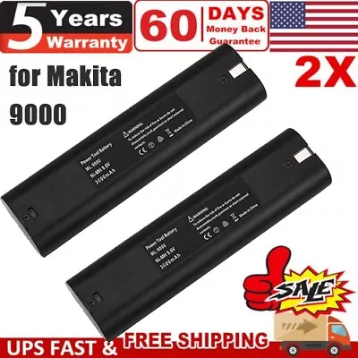 Replacement For MAKITA 9.6 VOLT 3.6Ah Battery 9000 9001 632007-4 191681-2 9033 • $17