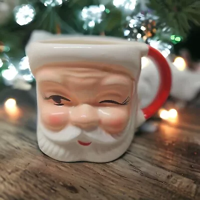 VTG Holt Howard Christmas Winking Santa Mug 1960 3   • $24.99