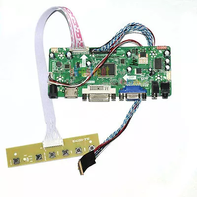 HDMI+DVI+VGA Audio LCD Controller Board Driver For N173O6-L02 N173O6-L01 N173O6 • $26.99