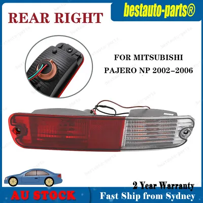 $26 • Buy RHS Rear Right Bumper Bar Lamp Tail Light For Mitsubishi Pajero NP 2002-2006 AU