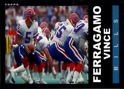 Vince Ferragamo 85 Bills Aceo Art Card ## Buy 5 Get 1 Free ## Combined Shipping • $3.45