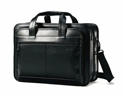 Samsonite Leather Expandable Briefcase 17 Inch • $154.95