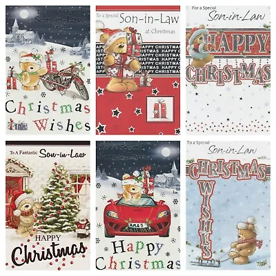 £1.69 • Buy Son In Law Christmas Card ~To A Wonderful Son In Law ~ Various Designs