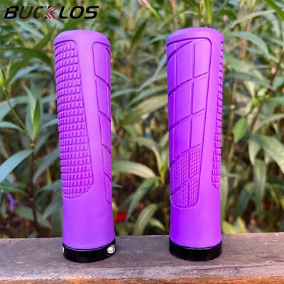 BUCKLOS Bike Grips Anti Slip Handlebar Grip Rubber MTB Bike Grip Fit ODI • $19.01