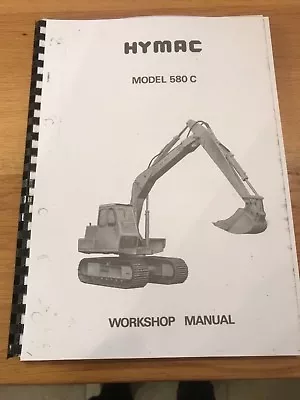 £49 • Buy Hymac 580C Workshop Manual 170 Pages