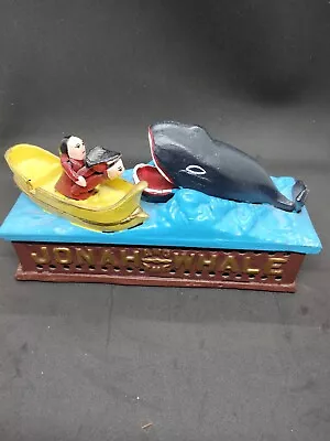 Jonah And The Whale Cast Iron Money Box • $135