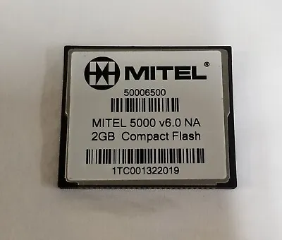 Mitel 50006500 5000 V6.0 2GB Compact Flash NA • $49.99