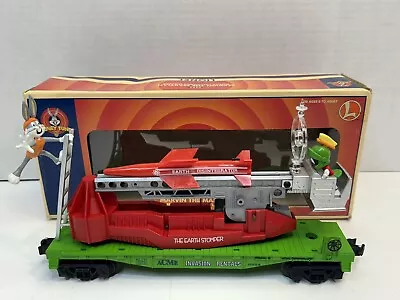 Lionel 6-16752 Looney Tunes Marvin The Martian Missile Launching Flat Car EX • $39.90